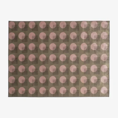 Habitat Habitat Geometric Flatweave Rug - Green - 130x170cm