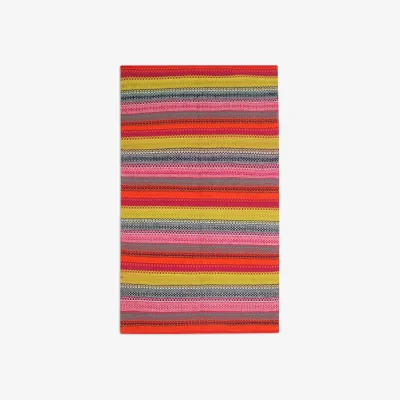 Habitat Habitat Agnes Flatweave Cotton Rug - Multi - 120x180cm