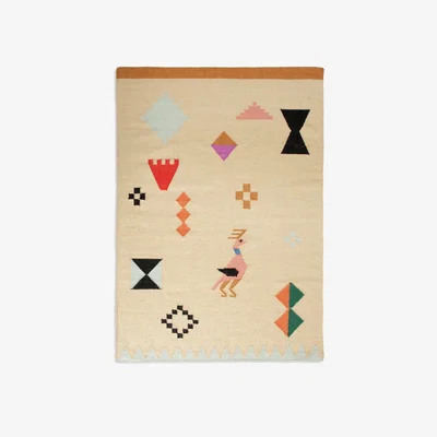 Habitat Habitat Lora Flatweave Wool Rug - Multi - 140x200cm