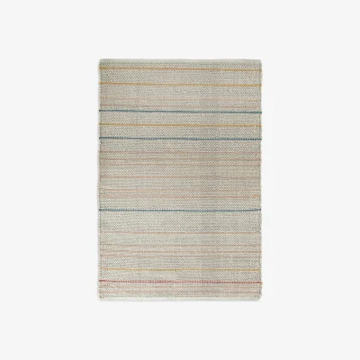 Habitat Habitat Striped Flatweave Wool Rug - Cream - 200x300cm