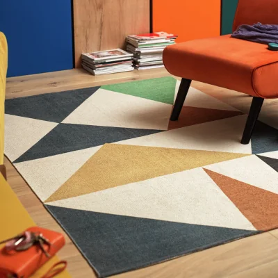 Habitat Habitat Tate Flatweave Cotton Rug - Multi - 140x200cm