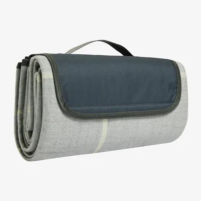 Habitat Habitat Grey Check Square Picnic Rug