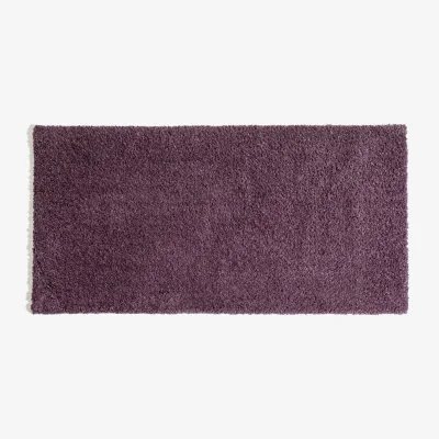 Habitat Habitat Shimmer Glam Cotton Cut Pile Rug - 120x170cm - Mauve