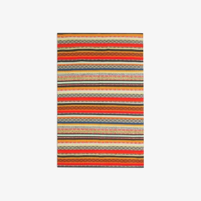 Habitat Habitat Edith Flatweave Cotton Rug - Multi - 120x180cm