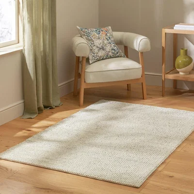 Habitat Habitat Pebble Grey Flatweave Rug - 160x230cm