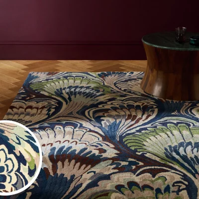 Habitat Habitat Luxe Marble Wool Cut Pile Rug - 160x230cm