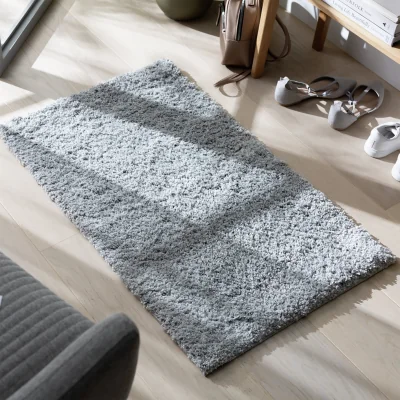 Habitat Habitat Shimmer Cut Pile Woven Rug - 120x170cm - Grey