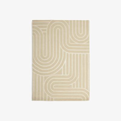 Habitat Habitat Mirage Patterned Carved Rug - Cream - 120x170cm