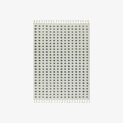 Habitat Asiatic Ariana Modern Spot Rectangle Rug - 160x230cm - White