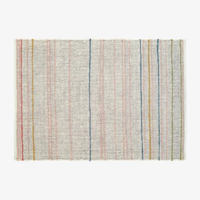 Habitat Habitat Immy Flatweave Rug - 140 x 200cm - Grey and Pink