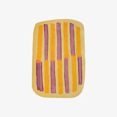 Heal's Kartell Parays Rug Yellow/Purple 200 x 300cm