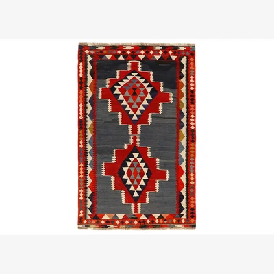 Heal's Rezas Vintage Kelim Old Rug 142 x 238cm