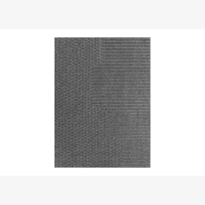 Heal's GAN Chaddar Rug Charcoal 175 x 235cm - Heal's UK Furniture
