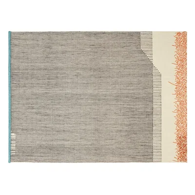Heal's Gandia Blasco Backstitch Calm Rug in Brick Red 200 x 300cm - Heal's UK Furniture