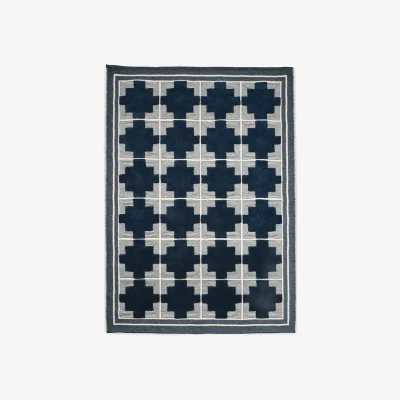 Heal's Heal's Frame Rug Blue
