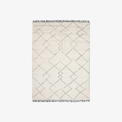 Heal's Linie Design Torun Rug Ivory Black 200 x 300cm - Heal's UK Furniture