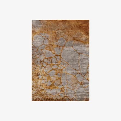 Heal's Linie Design Toska Rug Ochre 170 x 240cm - Heal's UK Furniture