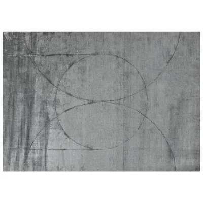 Heal's Linie Design Circulus Rug Grey 140cm x 200cm - Heal's UK Furniture