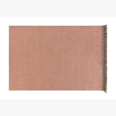Heal's GAN Garden Layers Rug Diagonal Almond Peach