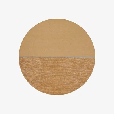 Heal's Linie Design Magnatized Ochre Rug Round Large 250cm - Heal's UK Furniture