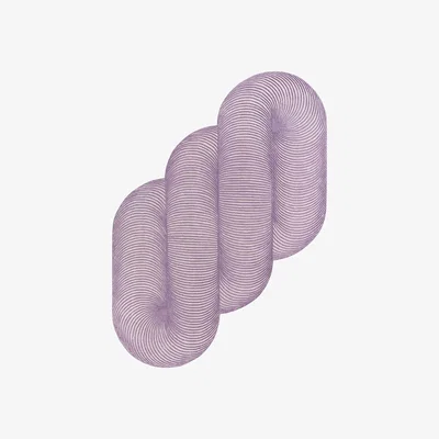 Heal's GAN Giro Rug Lilac 264 x 363cm