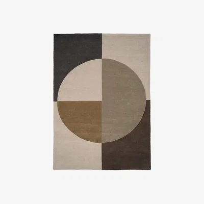 Heal's Linie Design Radiality Rug Olive 170 x 240cm