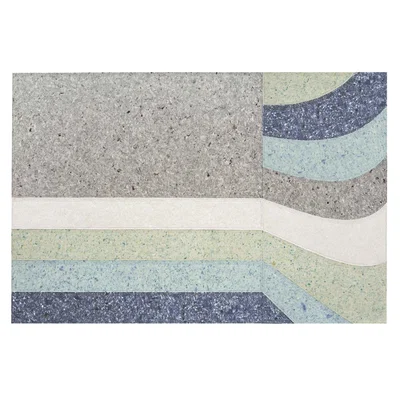 Heal's Gandia Blasco Nuances Rug Curve Nalad Blue 200 x 300cm - Heal's UK Furniture