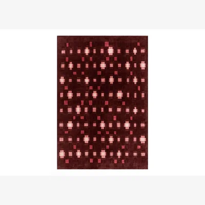 Heal's GAN Echo Hand Knotted Rug Red 170 x 240cm - Heal's UK Furniture