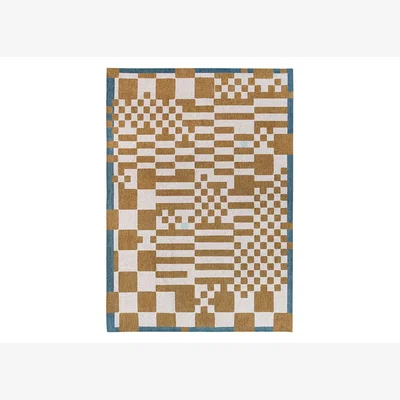 Heal's Louis de Poortere Chess Rug Honey 200 x 280cm