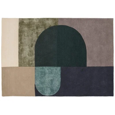 Heal's Linie Design Vilia Rug Green 170 x 240cm - Heal's UK Furniture