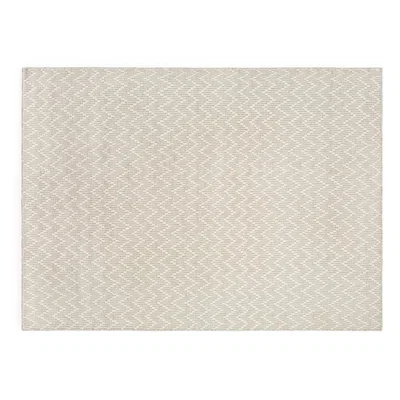 Heal's Linie Design Shimla Rug White and Steel 200 x 300cm - Heal's UK Furniture