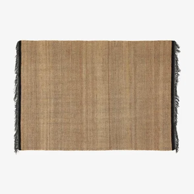 Heal's Heal's Hanson Jute Rug Black 120 x 180cm - Heal's UK Furniture