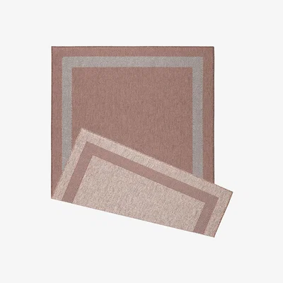 Homebase Duo Weave Indoor/Outdoor Rug - Rust - 120x170cm