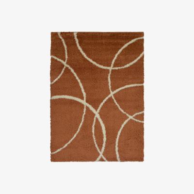 Homebase Snug Bubbles Rug - Terracotta & Ivory - 120x170cm