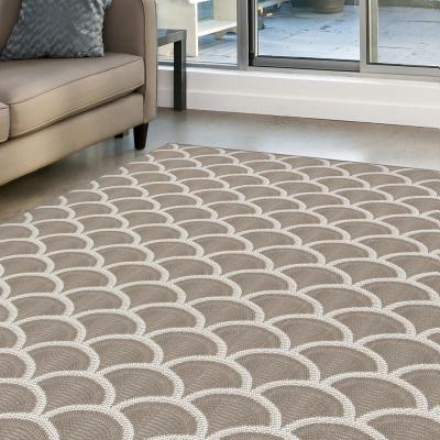 Homebase Relay Recycled Indoor/Outdoor Rug - Dark Natural - 160x230cm