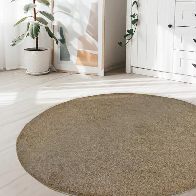Homebase Relay Circular Rug - Latte - 200cm