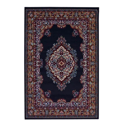 Homebase Maestro Medallion Navy Rug - 120 x 170cm