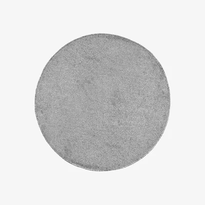 Homebase Relay Circular Rug - Light Grey - 133cm