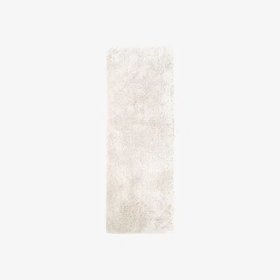 Homebase Soft Washable Rug - Ivory - 67x180cm
