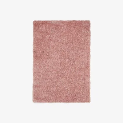 Homebase Ivy Shaggy Rug - Blush - 80x150cm