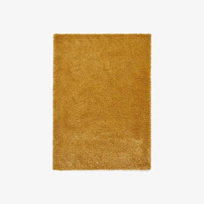 Homebase Ozzy Plain Shaggy Rug - Ochre - 200x290cm