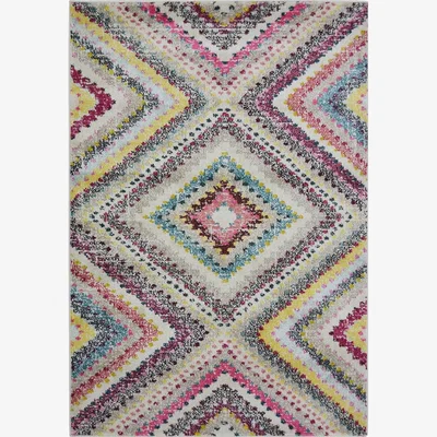 Homebase Villa Tribal Rug - Multicoloured - 120x170cm
