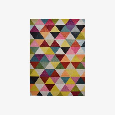 Homebase Villa Geo Multi Rug - 80 x 150cm