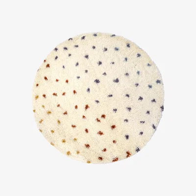 Homebase Homemaker Snug Gradual Spot Round Rug - 100cm
