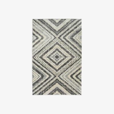 Homebase Villa Tribal Rug - Grey - 160x230cm