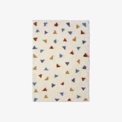 Homebase Homemaker Snug Triangles Multicoloured Rectangle Rug - 80 x 120cm