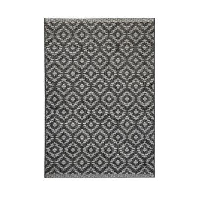 Homebase Indoor Outdoor Geo Rug - Silver - 200x290cm