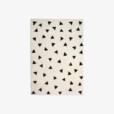 Homebase Homemaker Snug Triangles Monochrome Rectangle Rug - 80 x 120cm