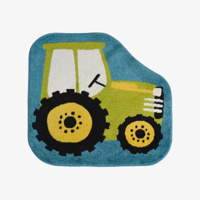 Homebase Homemaker Colourpop Tractor Round Rug  - 100cm