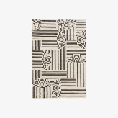 Homebase Arcs Rug - Monochrome - 120x170cm